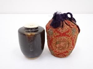 肩衝茶入（仕覆付）　□z